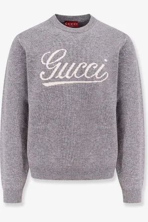 Gucci Wool sweater with inlay on the front - - gender_Man