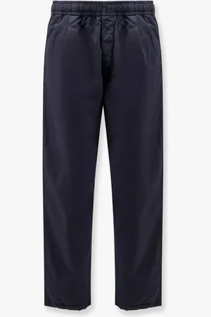 Stone Island Organic cotton cargo trousers with logo embroidery - - gender_Man