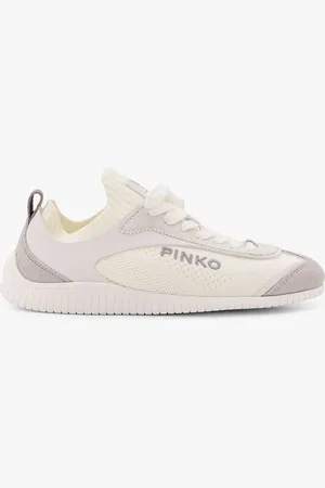 Pinko Reby 03 knit and leather sneakers - - gender_Woman