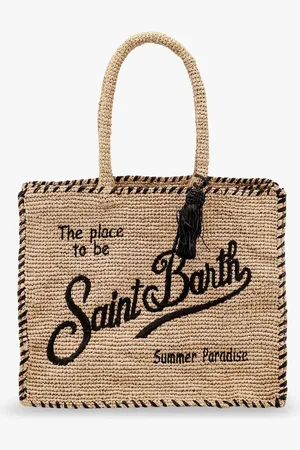 MC2 SAINT BARTH Vanity rafia handbag - - gender_Woman
