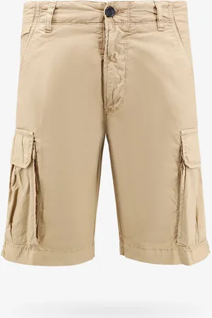 NUGNES 1920 Cotton cargo bermuda shorts - - gender_Man