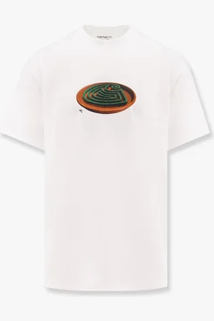 Carhartt Organic cotton t-shirt with spiral logo - - gender_Man