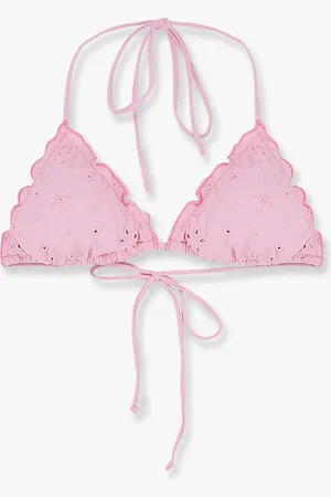 MC2 SAINT BARTH Sagittarius Bikini Top with embroidery - - gender_Woman
