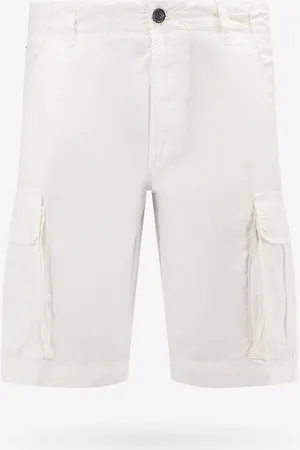 NUGNES 1920 Cotton cargo bermuda shorts - - gender_Man