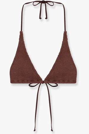 MC2 SAINT BARTH Guiana crinkle nylon bikini top - - gender_Woman