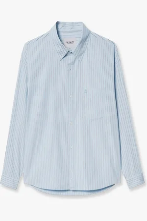 Carhartt Notus striped cotton shirt - - gender_Man