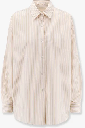 The Row Caster striped cotton shirt - - gender_Woman