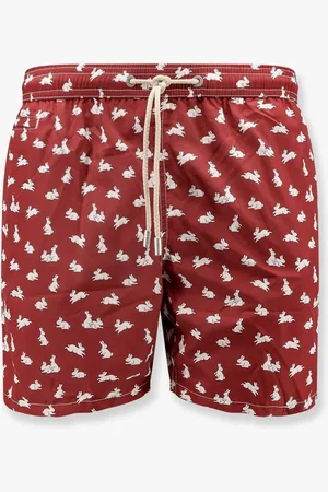 MC2 SAINT BARTH Recycled nylon swim trunks with bunny hop print - - gender_Man