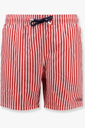 MC2 SAINT BARTH Recycled nylon swim trunks with gustavia stripes print - - gender_Man