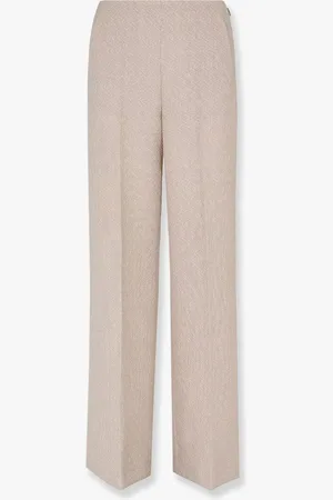 Fendi Ff diagonal 3d wool trouser - - gender_Woman