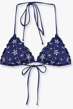 MC2 SAINT BARTH Sagittarius nylon bikini top - - gender_Woman