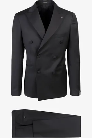 TAGLIATORE Virgin wool tuxedo with removable brooch - - gender_Man