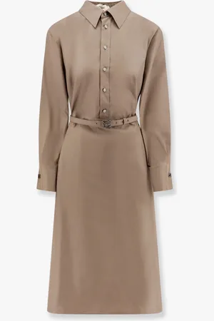 Fendi Cotton and silk chemisier dress - - gender_Woman