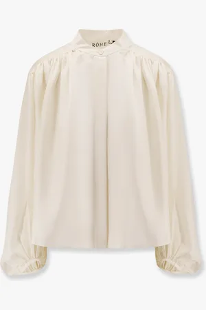 Rohe Crop silk shirt - - gender_Woman
