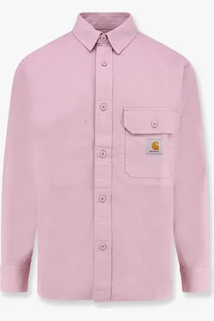 Carhartt Cotton shirt with logo patch - - gender_Man