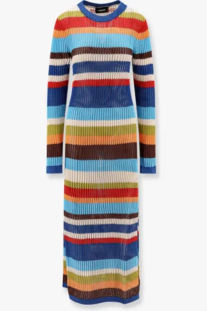 Dsquared2 Summer Lovers cotton long dress - - gender_Woman