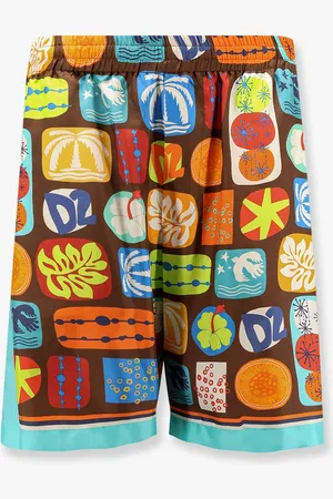 Dsquared2 Summer Lovers silk bermuda shorts - - gender_Man