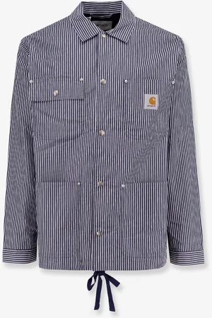 Carhartt Notus Coach striped cotton jacket - - gender_Man