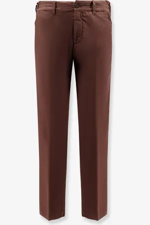 NUGNES 1920 Cotton and linen trousers - - gender_Man