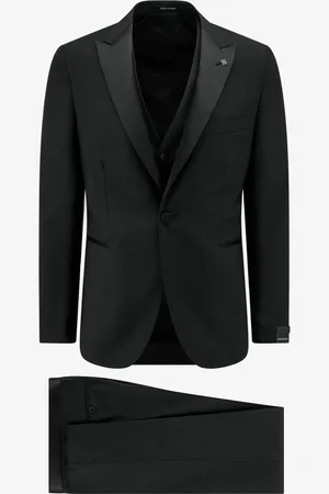 TAGLIATORE Virgin wool tuxedo with vest - - gender_Man
