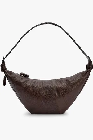 LEMAIRE Large croissant leather shoulder bag - - gender_Man