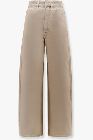 LEMAIRE High waisted curved denim trouser - - gender_Woman