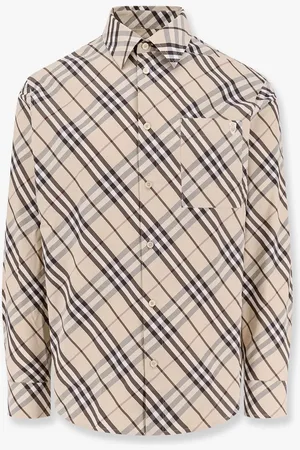 Burberry Traditional check cotton shirt - - gender_Man