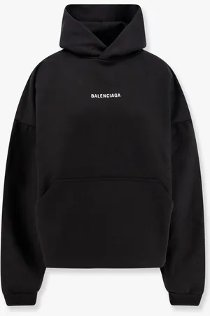 Balenciaga Cropped sweatshirt with embroidered logo - - gender_Woman