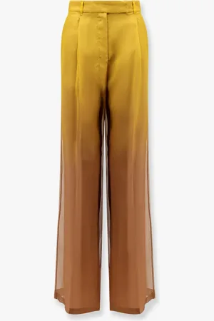 Max Mara Baffo silk trousers with shaded effect - - gender_Woman