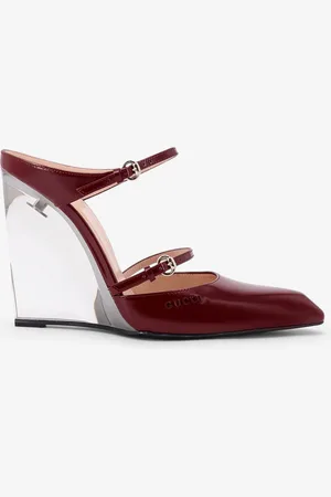 Gucci Wedge leather mule - - gender_Woman