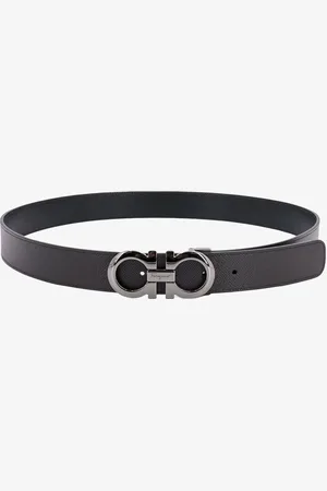 Salvatore Ferragamo Leather belt with Gancini buckle - - gender_Man