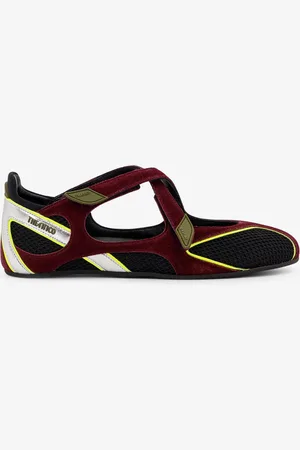 The Attico Foor 01 mesh and suede Ballerinas Flat - - gender_Woman