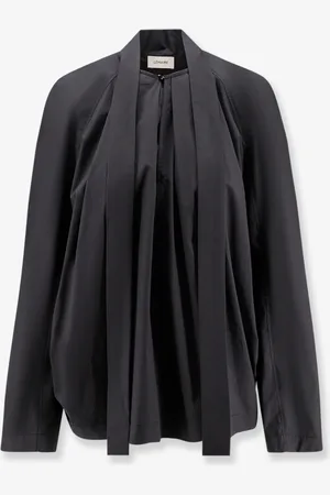 LEMAIRE Ascot cotton shirt - - gender_Woman