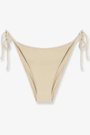 MC2 SAINT BARTH Virgo Shiny Bikini Slip with Logo detail - - gender_Woman
