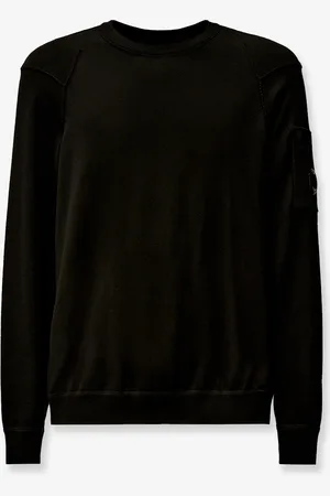 C.P. Company Cotton sweater with iconic detail - - gender_Man