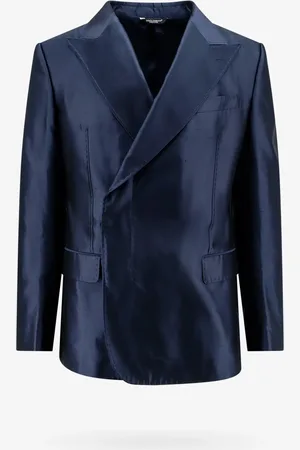Dolce & Gabbana Satin blazer with peak lapel - - gender_Man