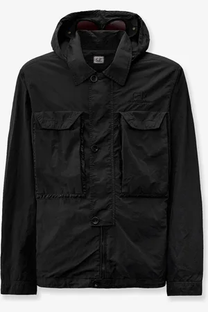 C.P. Company Flatt Nylon jacket with Logo embroidery - - gender_Man
