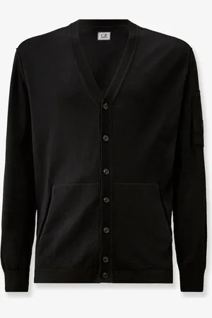 C.P. Company Cotton cardigan with Logo detail - - gender_Man