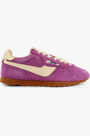 Autry Windspin low-top suede and leather sneakers - - gender_Woman