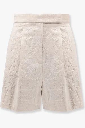 Max Mara Abisso 1234 sfilata wool shorts with rippled appearance - - gender_Woman