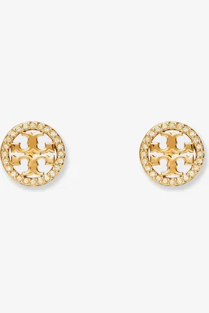 Tory Burch Miller Pave brass earrings - - gender_Woman