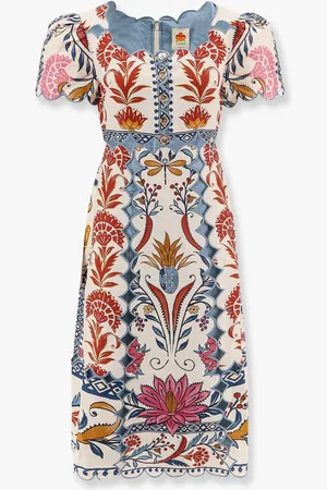 Farm Rio Linen dress with floral prints - - gender_Woman