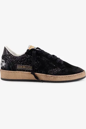 Golden Goose Ball Star low-top suede sneakers with used effect - - gender_Woman