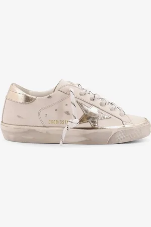 Golden Goose Super-Star Classic with List low-top leather sneakers with used effect - - gender_Woman