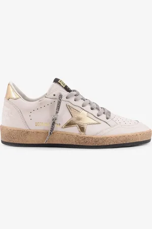 Golden Goose Ball Star low-top leather sneakers with used effect - - gender_Woman