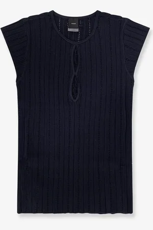 Pinko Tofane ribbed viscose blend sweater - - gender_Woman