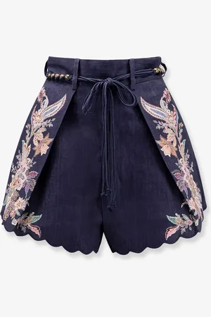 ZIMMERMANN Rhiannon Tuck linen Short - - gender_Woman
