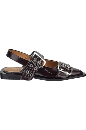 Ganni Buckle Ballerina