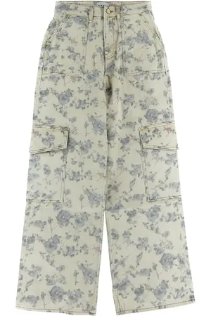 Ganni Floral Jeans