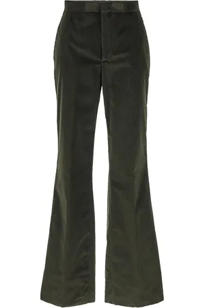 TAGLIATORE Flared Velvet Trousers